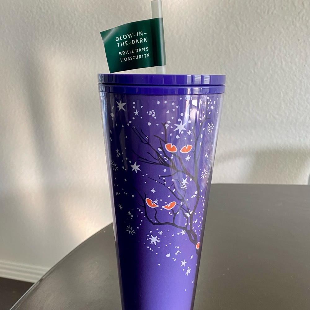 Starbucks Halloween 2022 Glow-in-the-dark Venti Tumbler Cup (24 oz) NWT